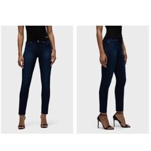 Hudson Barbara High‎ Rise Skinny Jeans Black Size 31 Women Designer Denim (B)